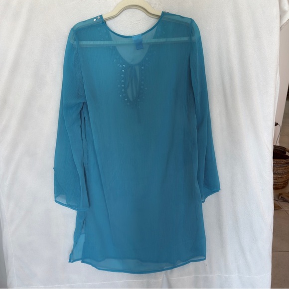 Cover up Tunic Turqouise by SOAKED XL - Picture 10 of 16